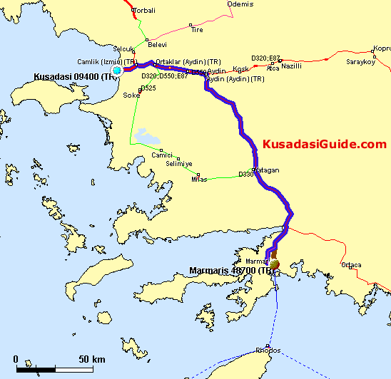 Marmaris Map